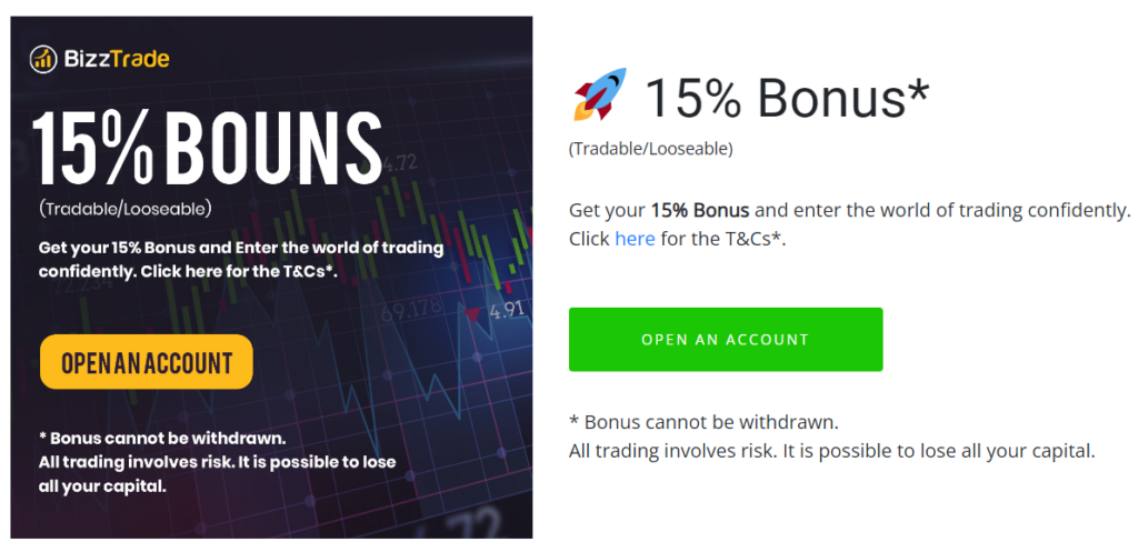 bizztrade bonus