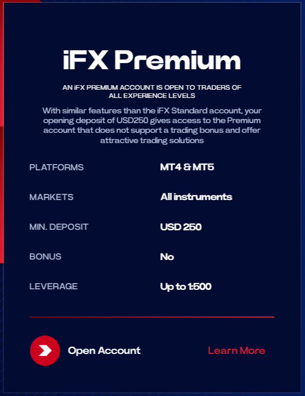 ifx brokers hesap türleri