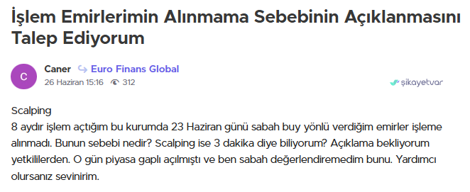 euro finans global şikayet
