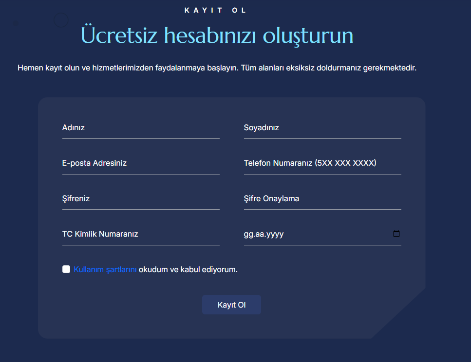 uniq investment hesap türleri