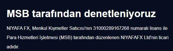 niyafa fx lisans