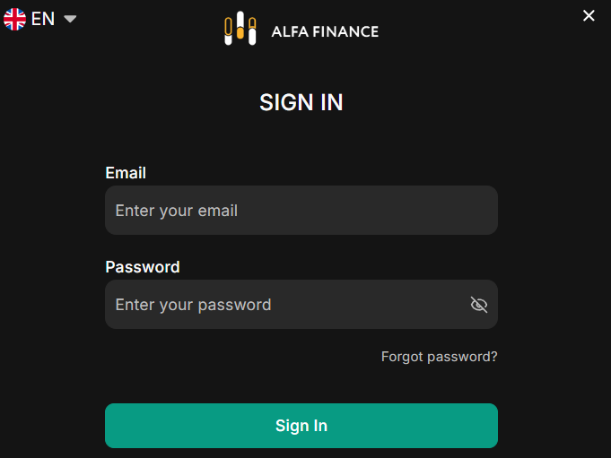 alfa finance hesap türleri
