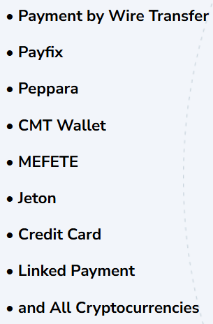 xbn capital ödeme yöntemleri