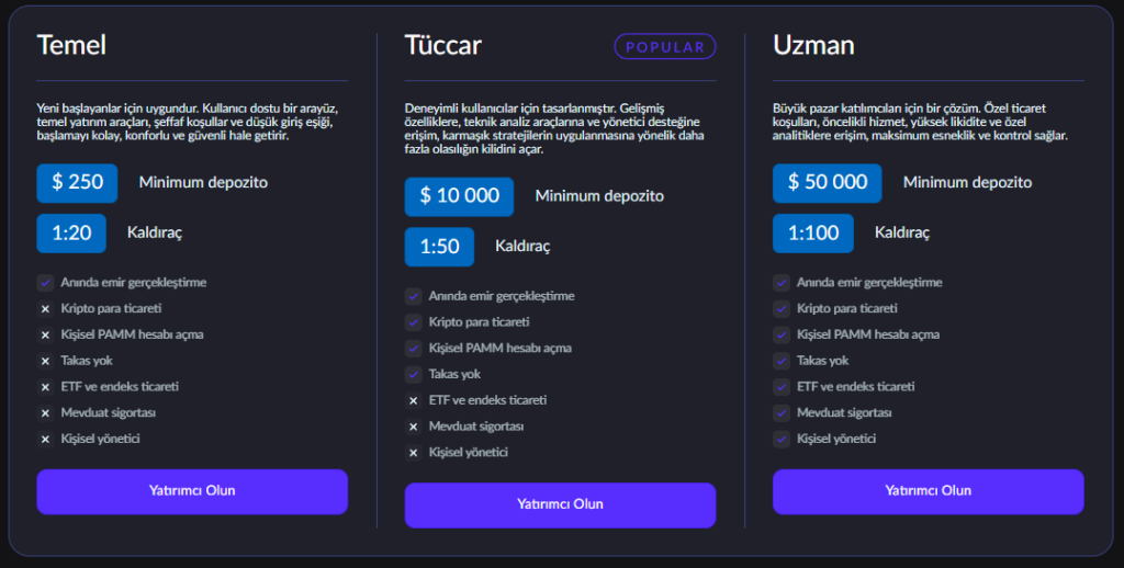 e-tücccar hesap türleri
