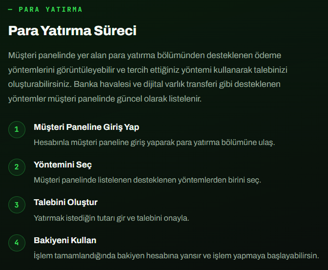 artemis markets ödeme yöntemleri