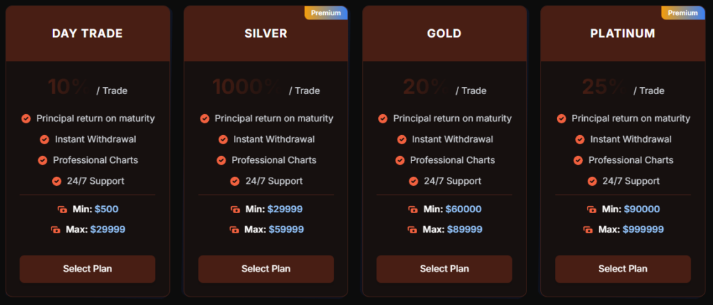autumn x trades hesap türleri