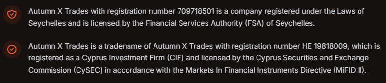 autumn x trades lisans